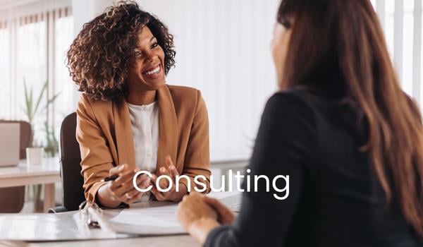 Picture of two woman in an office setting